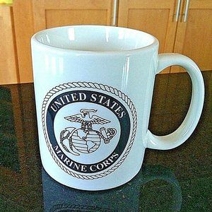 U.S. Marine Corps Coffee Mug Monterey Bay California Logo Military Tea Cup Army